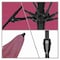 California Umbrella 7.5' Bronze Aluminum Market Patio Umbrella, Sunbrella Hot Pink 194061336304 - alternate 2